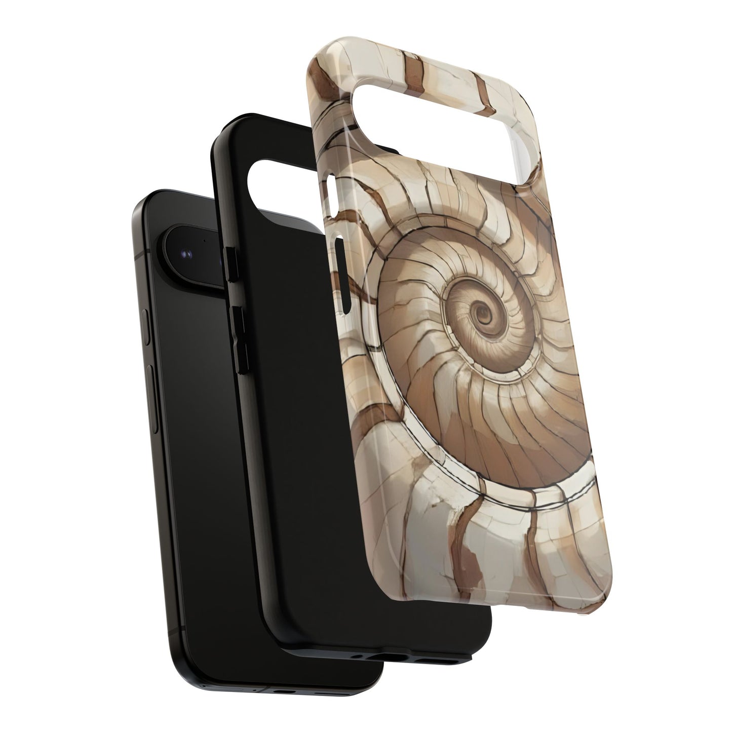 Spiral Shell Case | Ocean-Inspired Flow & Protection
