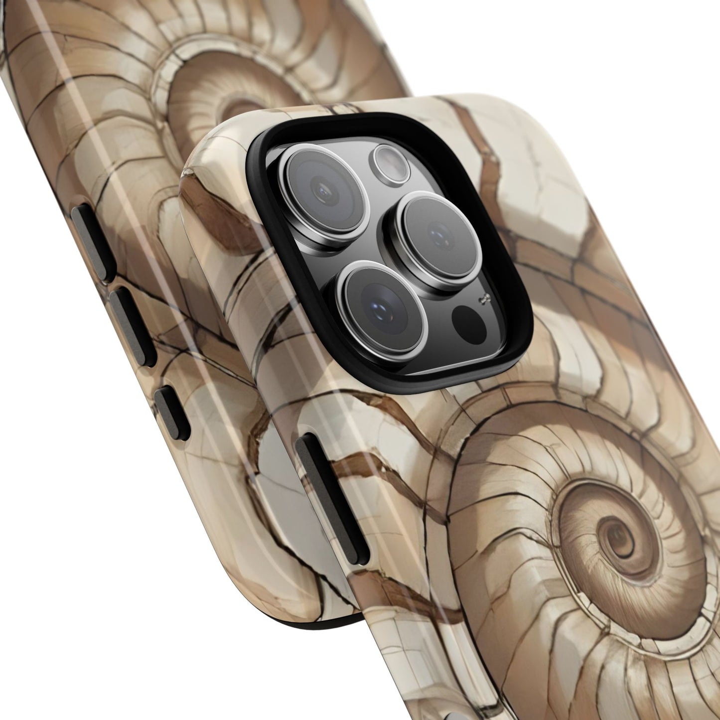 Spiral Shell Case | Ocean-Inspired Flow & Protection