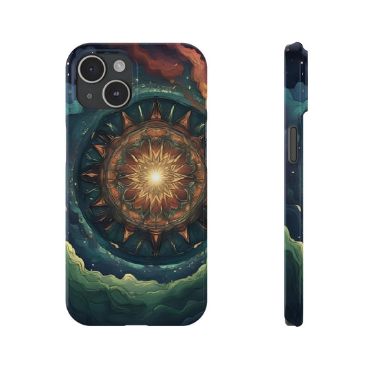 Celestial Mandala Case | Slim Glossy Astrological Phone Cover