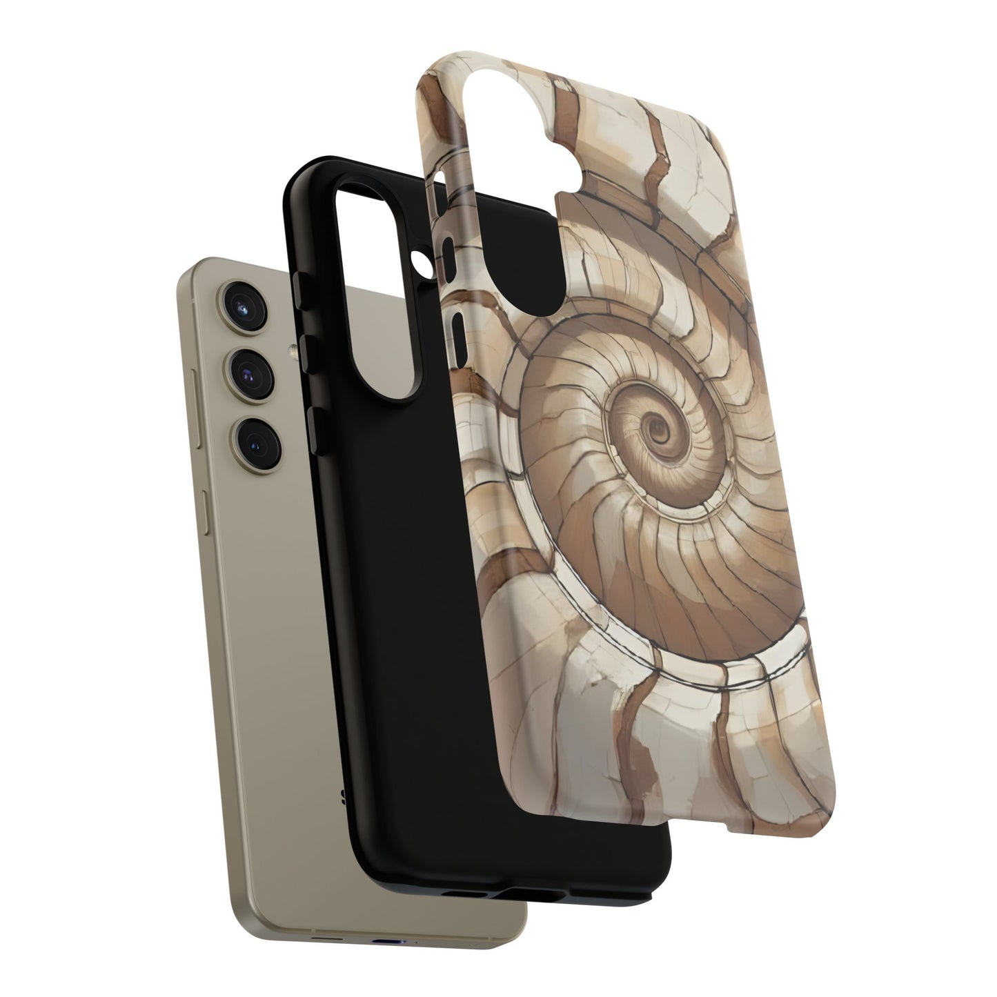 Spiral Shell Case | Ocean-Inspired Flow & Protection