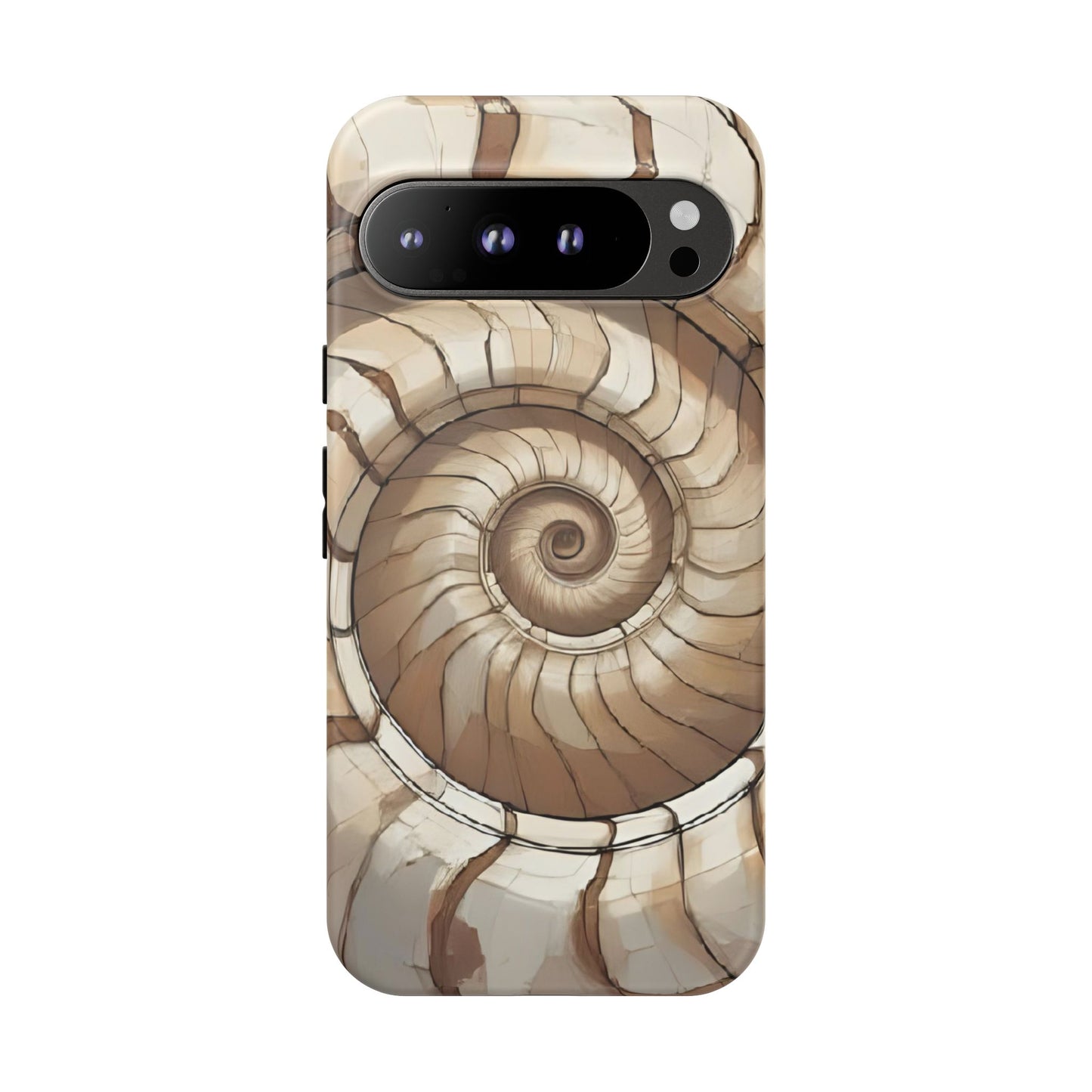 Spiral Shell Case | Ocean-Inspired Flow & Protection