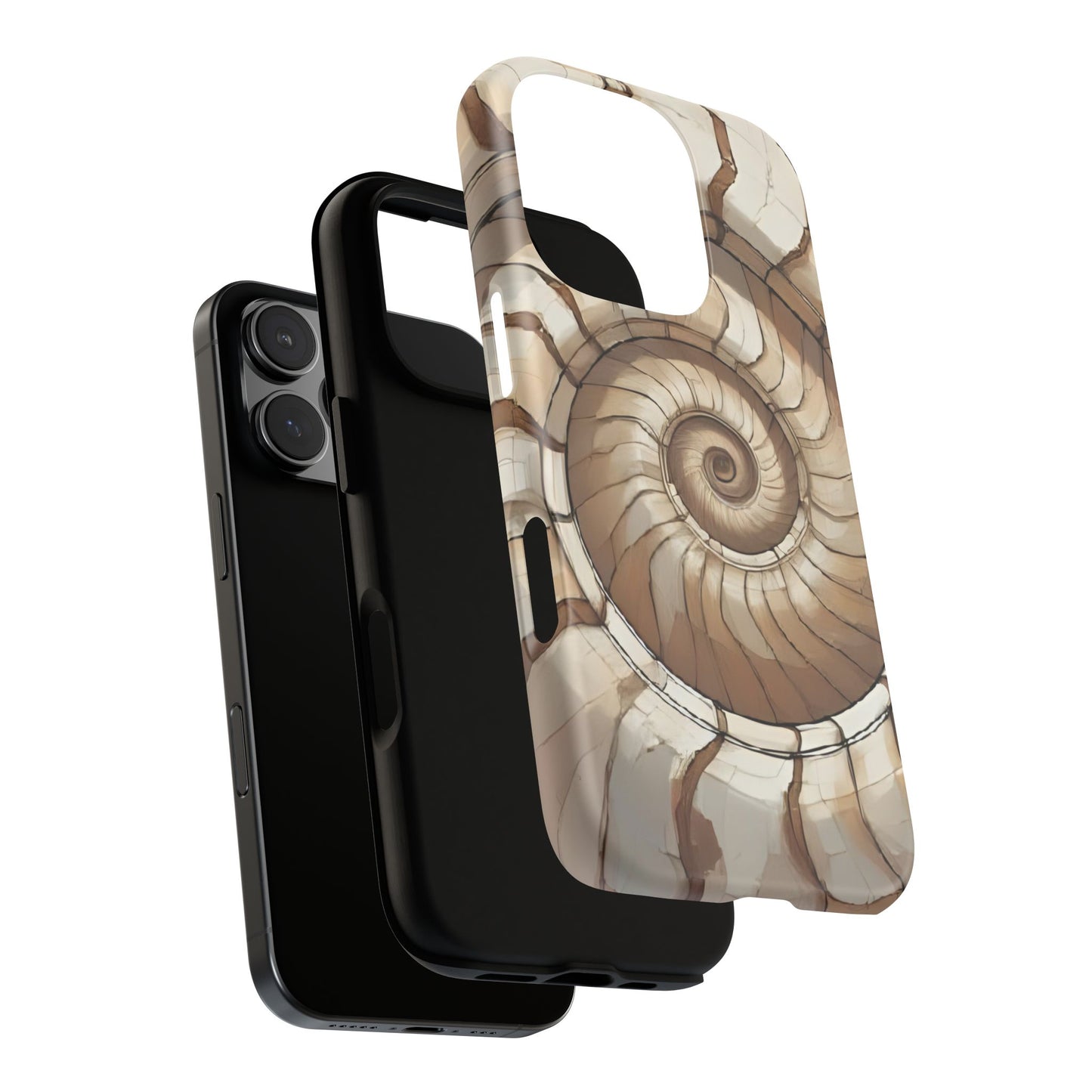 Spiral Shell Case | Ocean-Inspired Flow & Protection