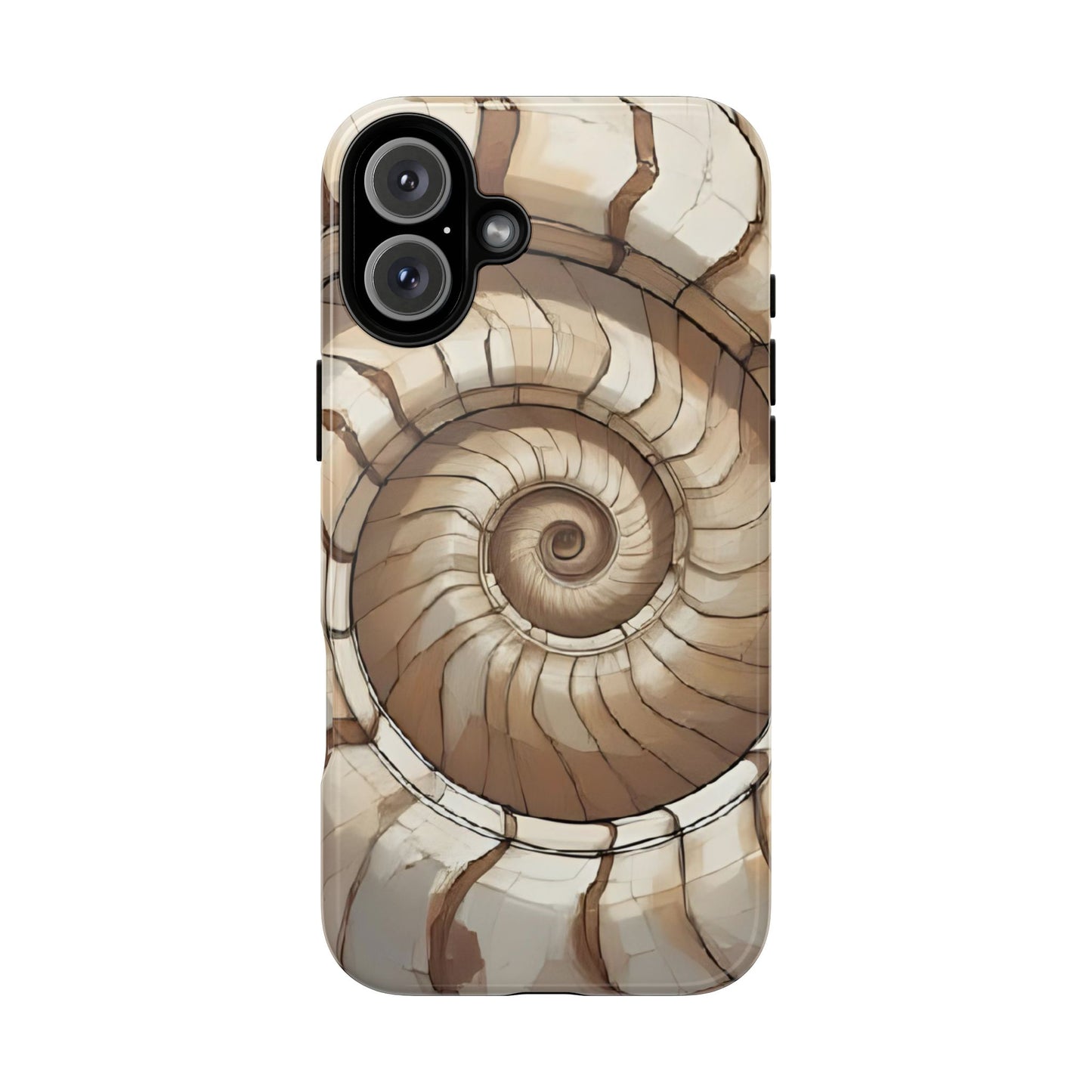 Spiral Shell Case | Ocean-Inspired Flow & Protection