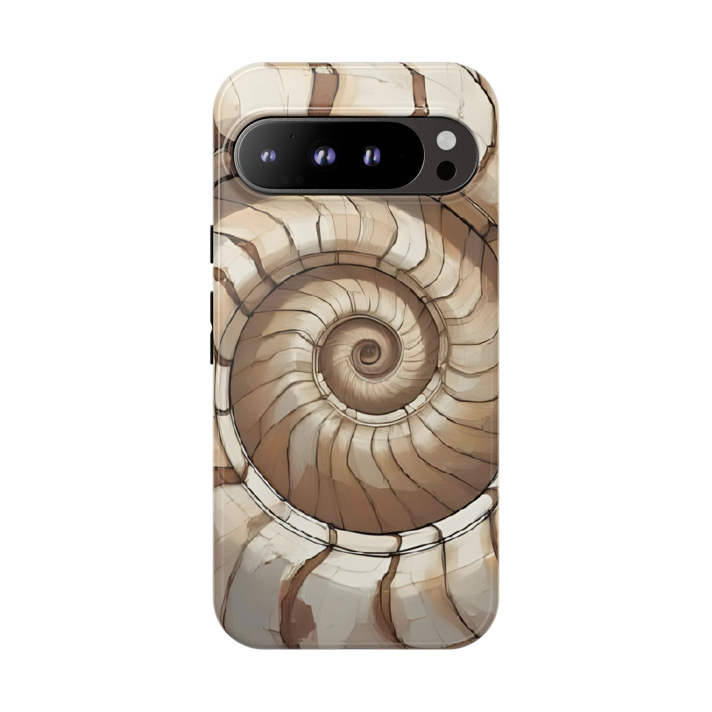 Spiral Shell Case | Ocean-Inspired Flow & Protection