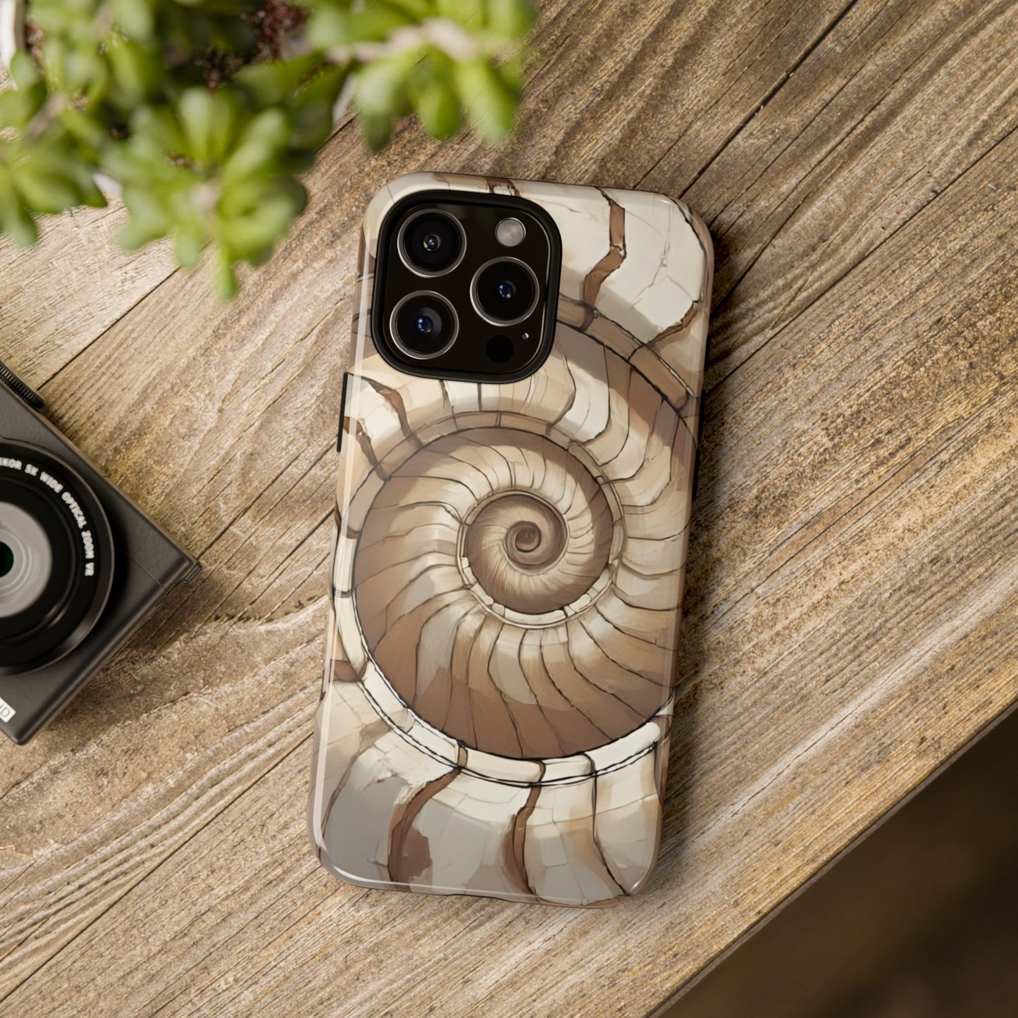 Spiral Shell Case | Ocean-Inspired Flow & Protection