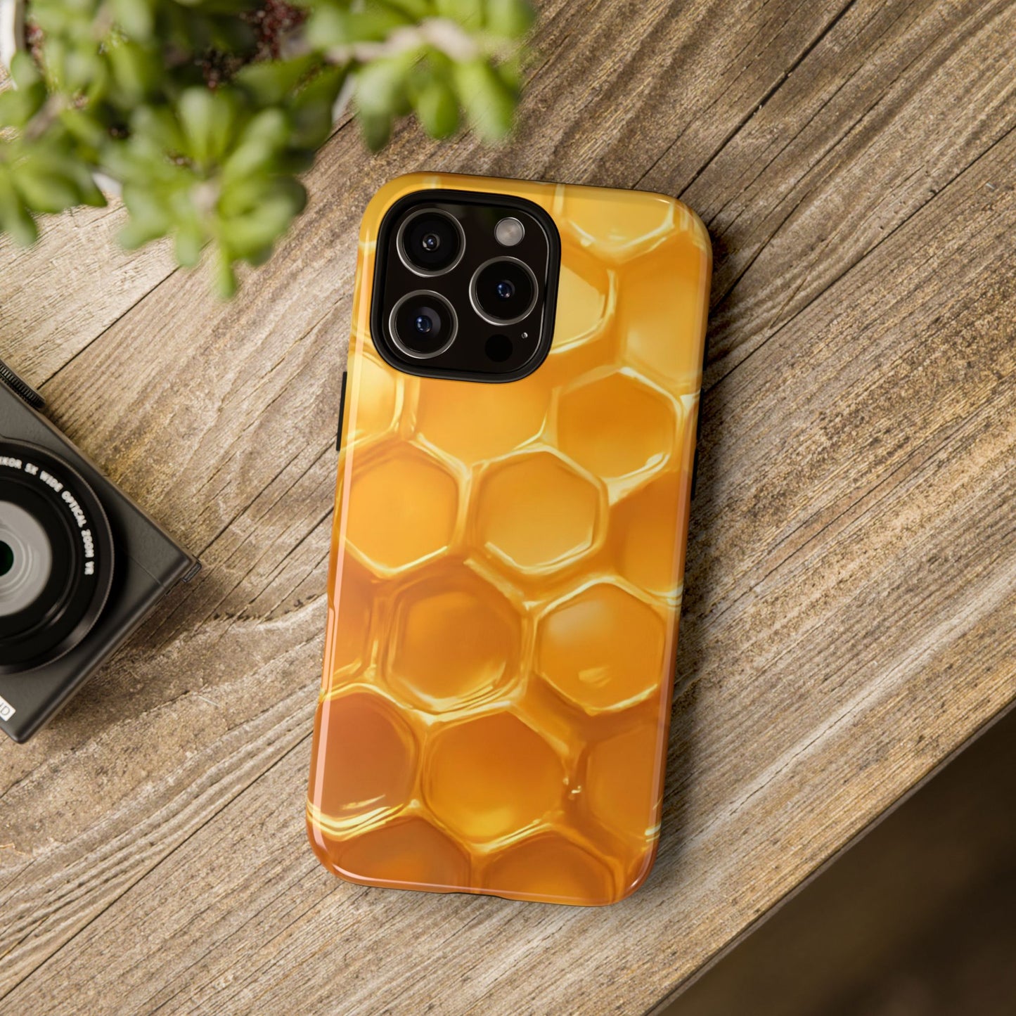 Golden Hive Case | Honeycomb-Inspired Tough Protection