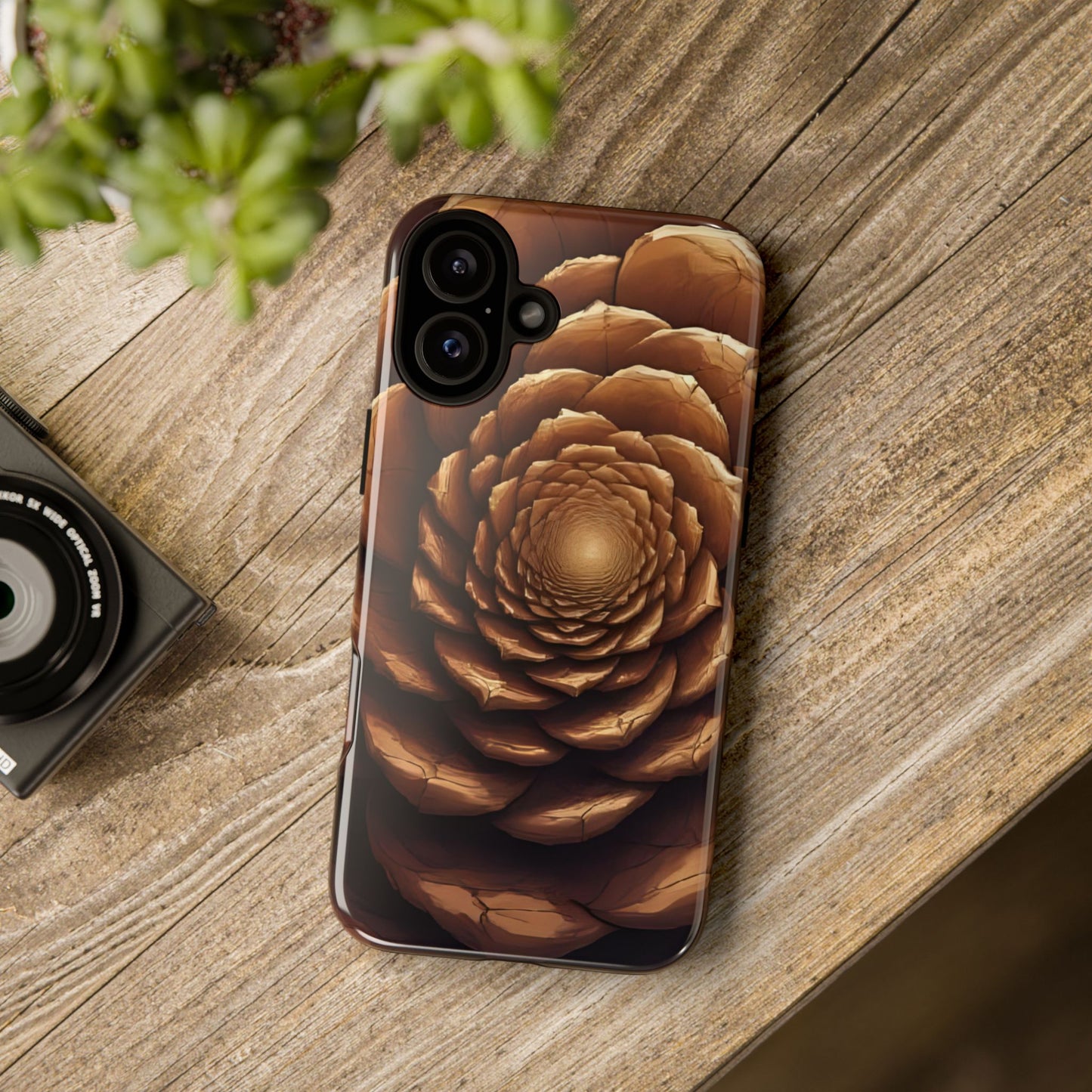 Forest Ember Case | Pinecone-Inspired Rustic Phone Protection