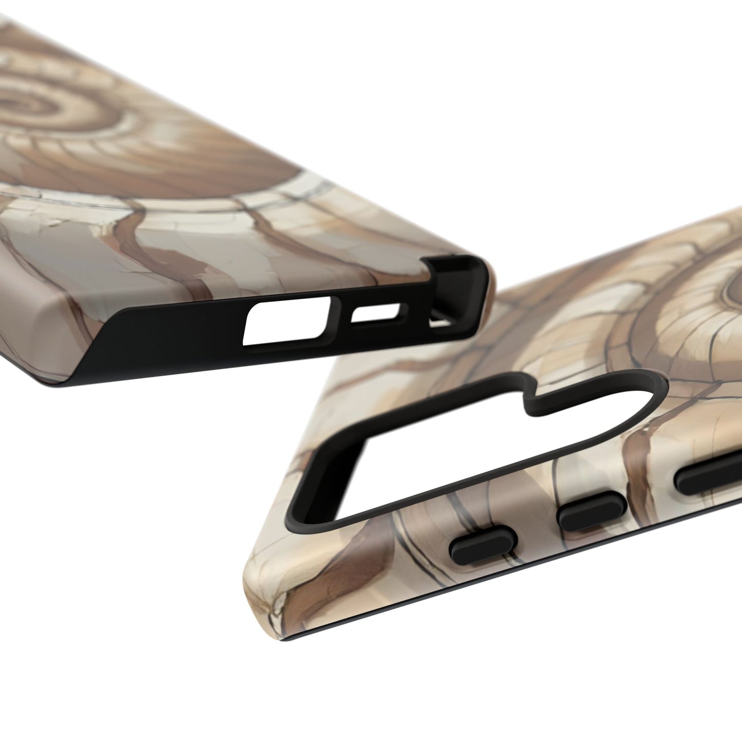 Spiral Shell Case | Ocean-Inspired Flow & Protection