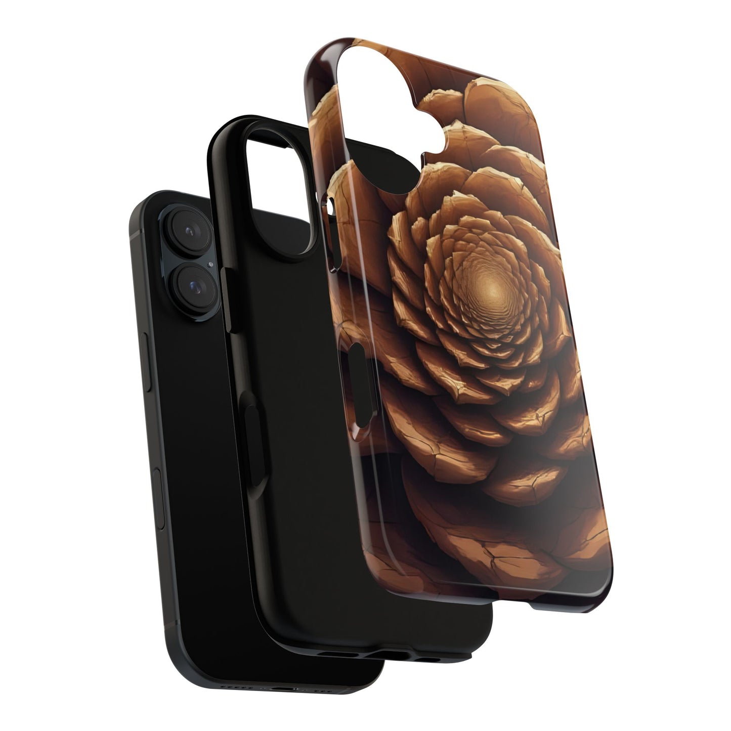 Forest Ember Case | Pinecone-Inspired Rustic Phone Protection