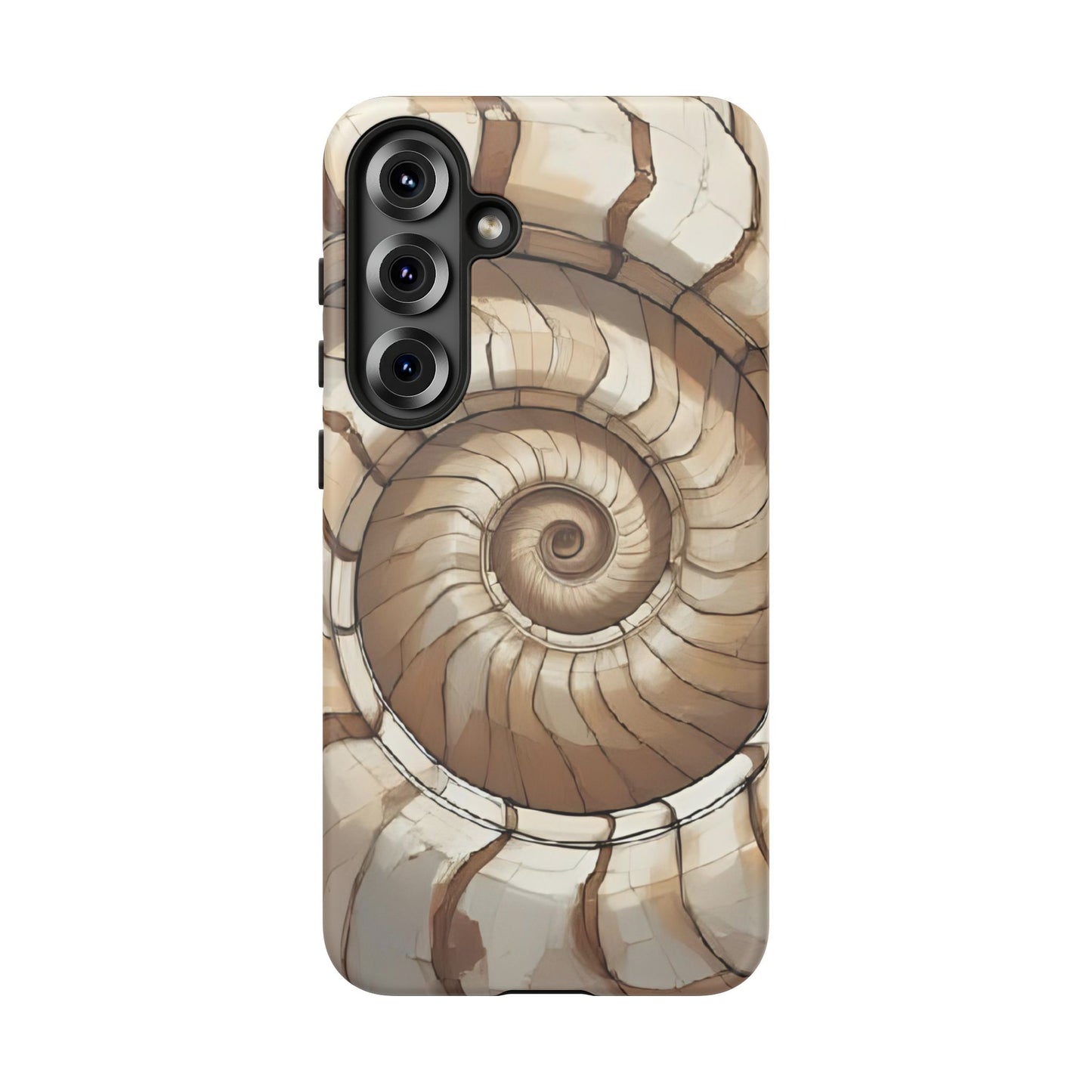 Spiral Shell Case | Ocean-Inspired Flow & Protection