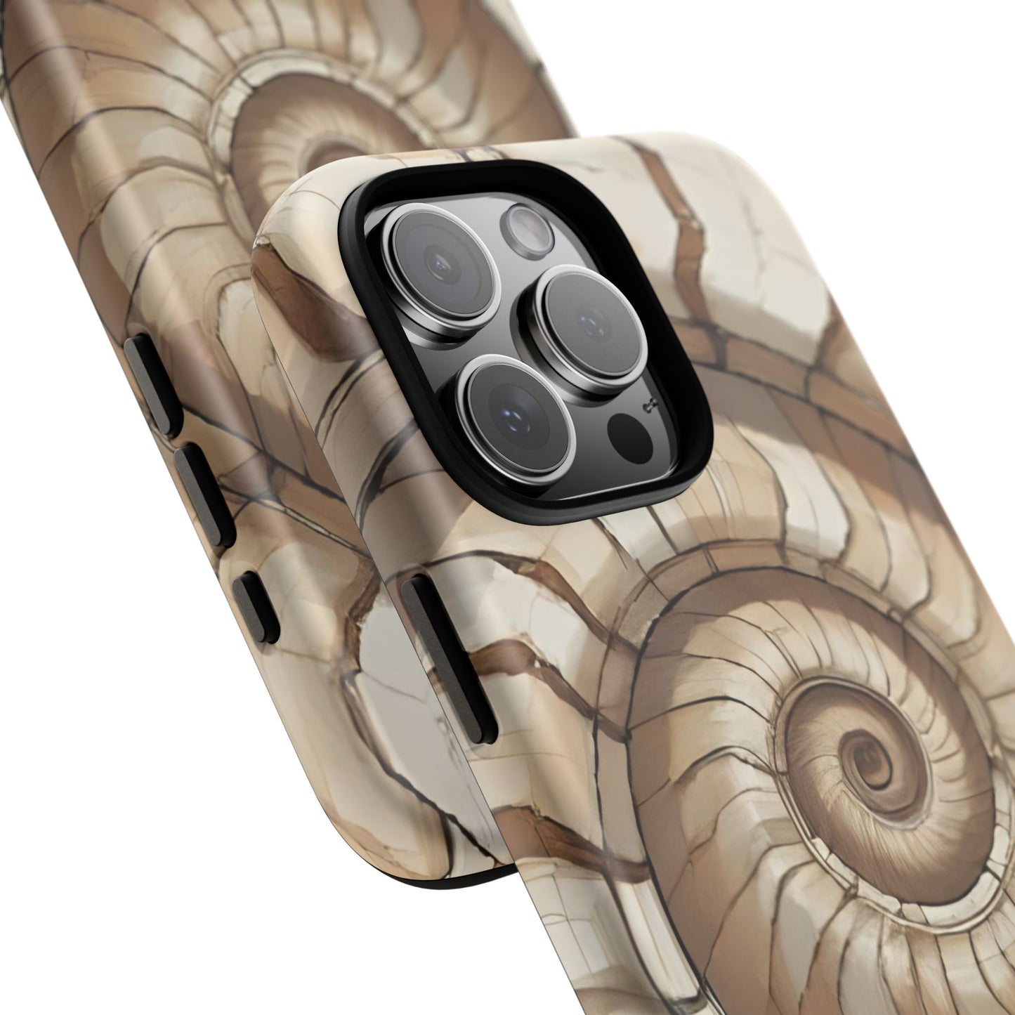 Spiral Shell Case | Ocean-Inspired Flow & Protection