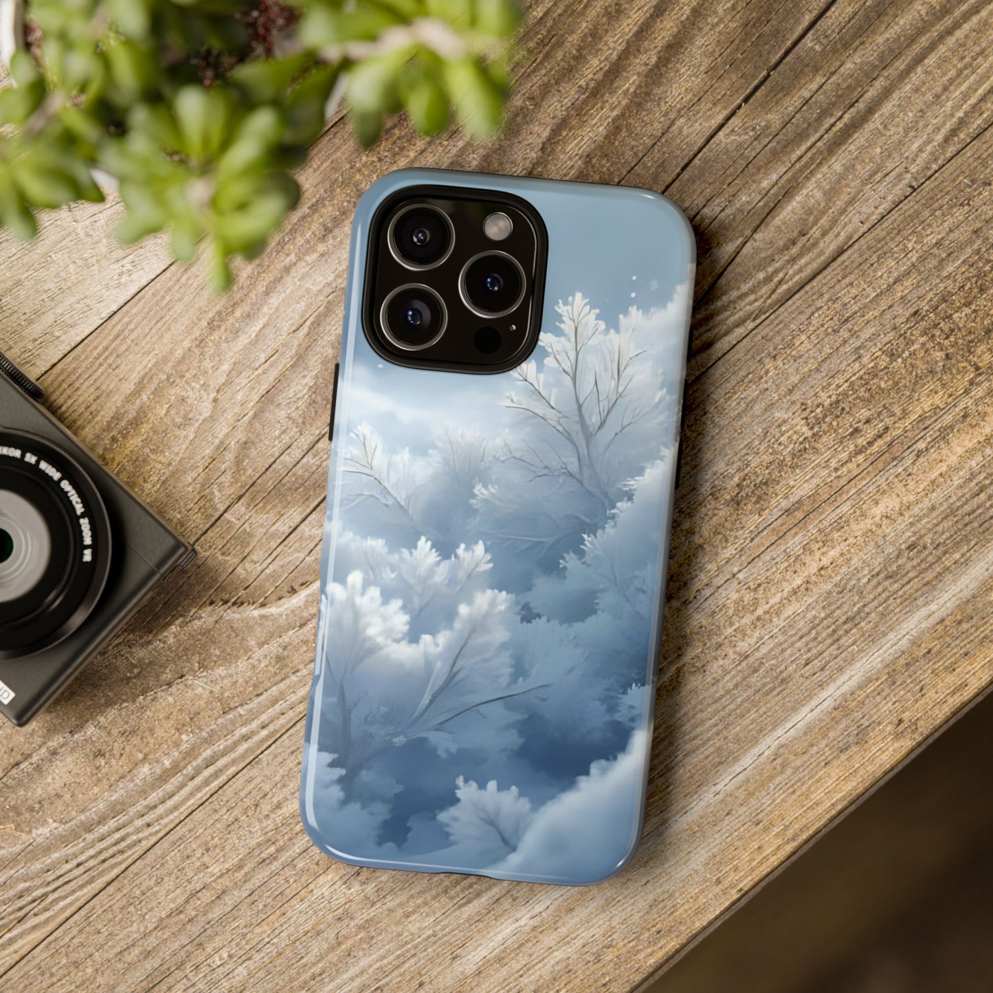Frostglow Branch Case | Subtle Winter Beauty, Strong Everyday Protection