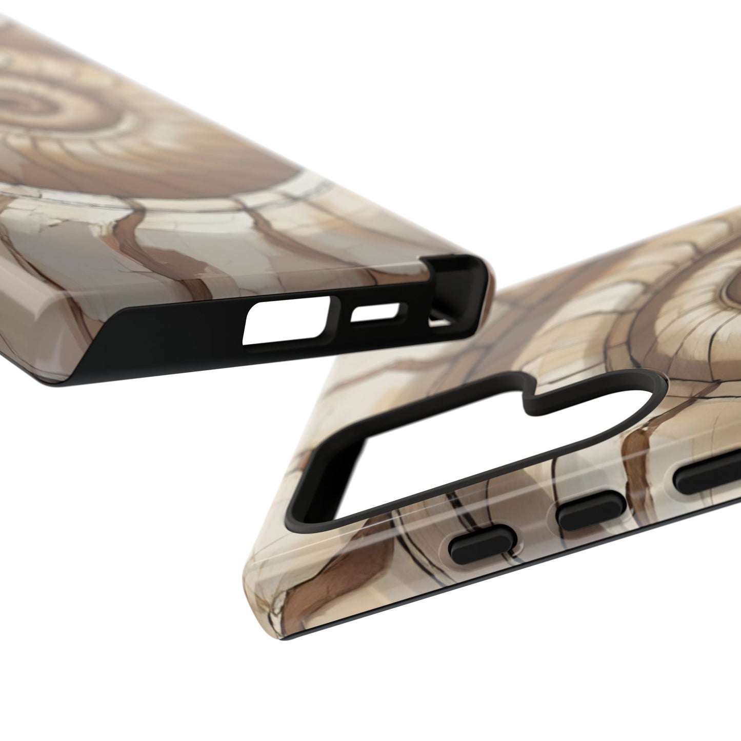 Spiral Shell Case | Ocean-Inspired Flow & Protection