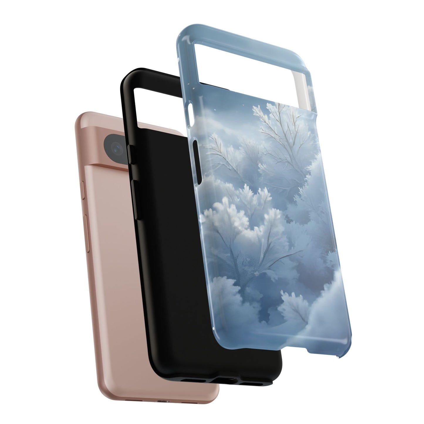 Frostglow Branch Case | Subtle Winter Beauty, Strong Everyday Protection