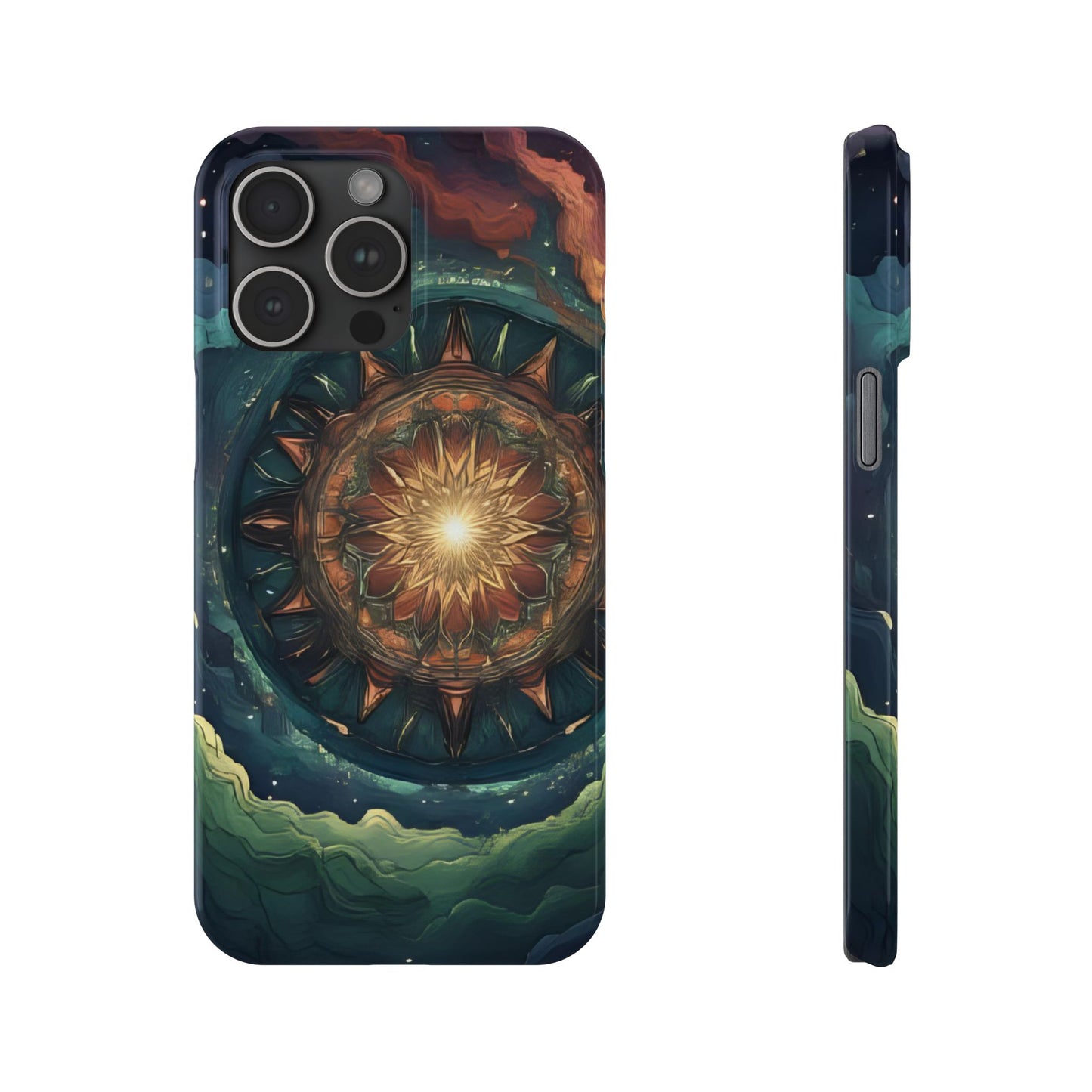 Celestial Mandala Case | Slim Glossy Astrological Phone Cover