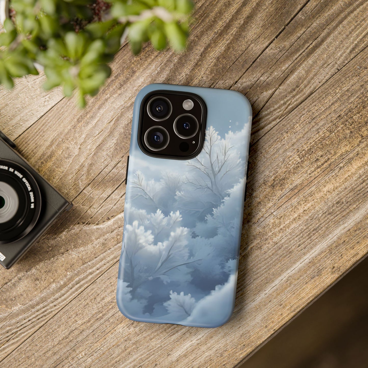 Frostglow Branch Case | Subtle Winter Beauty, Strong Everyday Protection