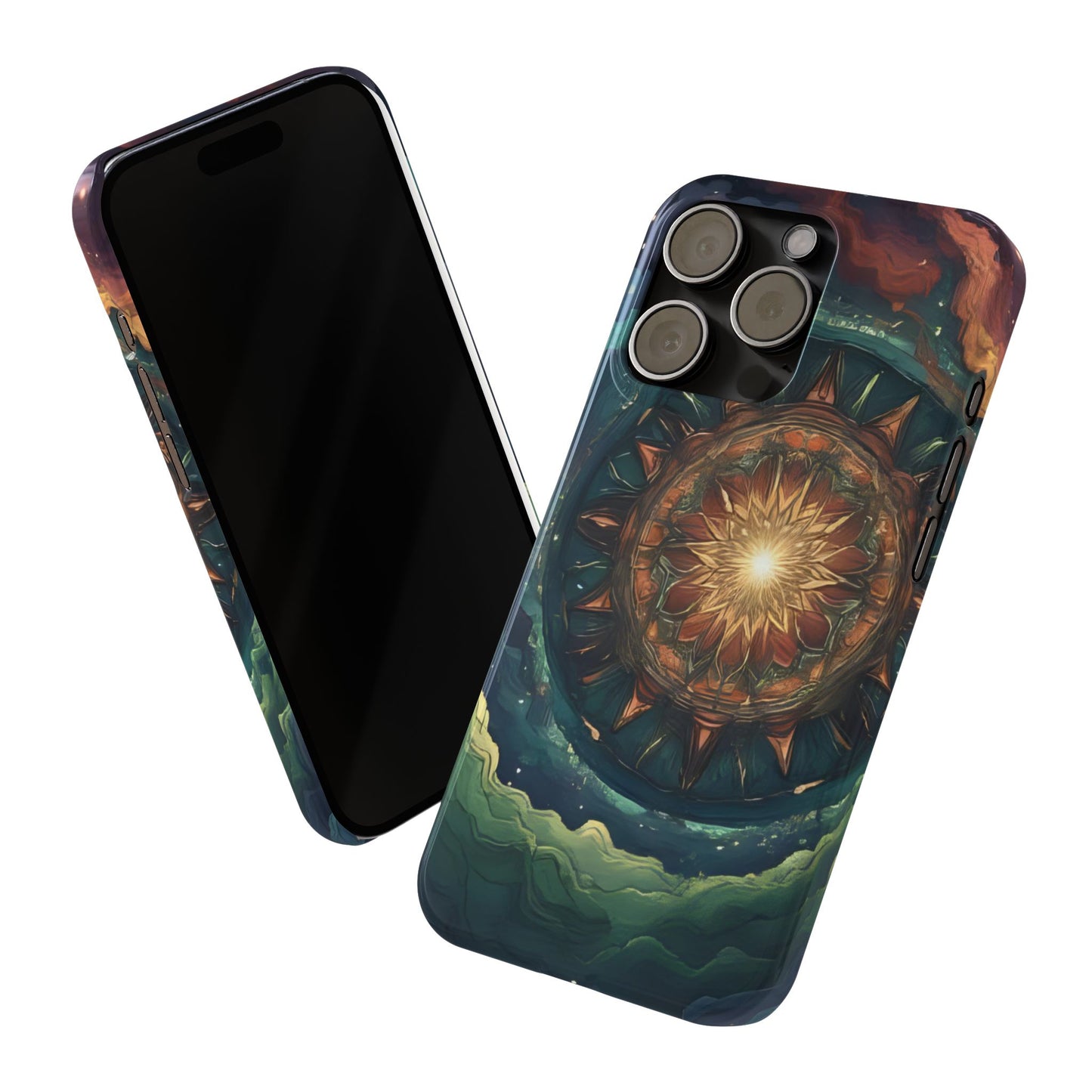 Celestial Mandala Case | Slim Glossy Astrological Phone Cover