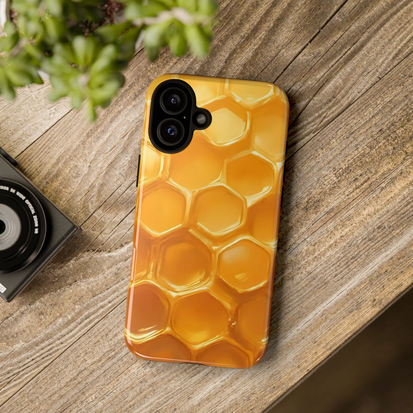 Golden Hive Case | Honeycomb-Inspired Tough Protection