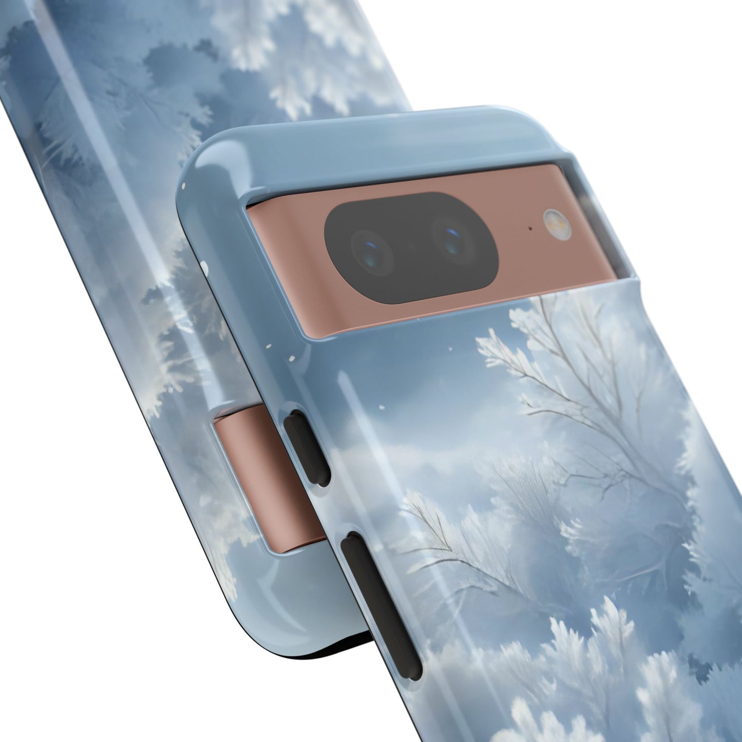 Frostglow Branch Case | Subtle Winter Beauty, Strong Everyday Protection