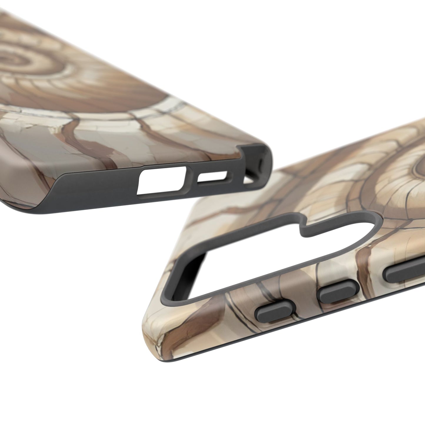 Spiral Shell Case | Ocean-Inspired Flow & Protection