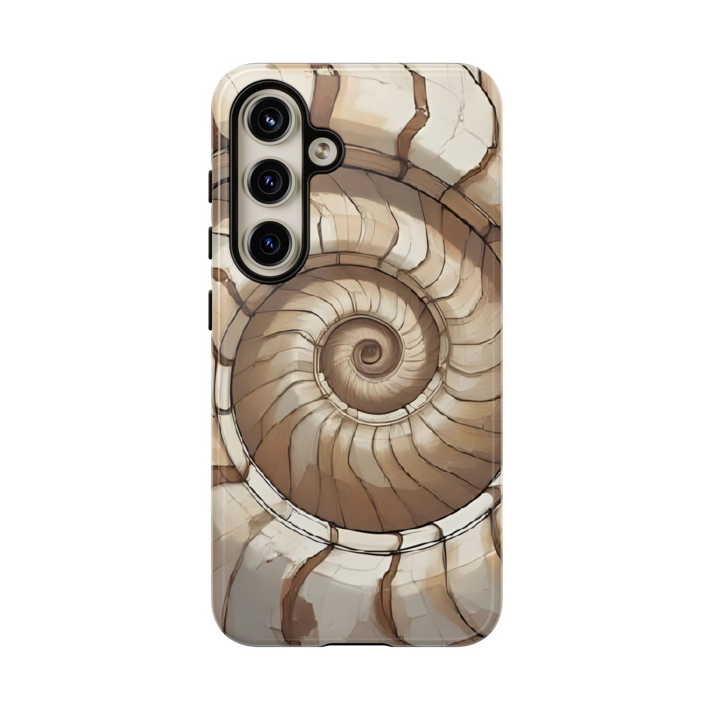 Spiral Shell Case | Ocean-Inspired Flow & Protection