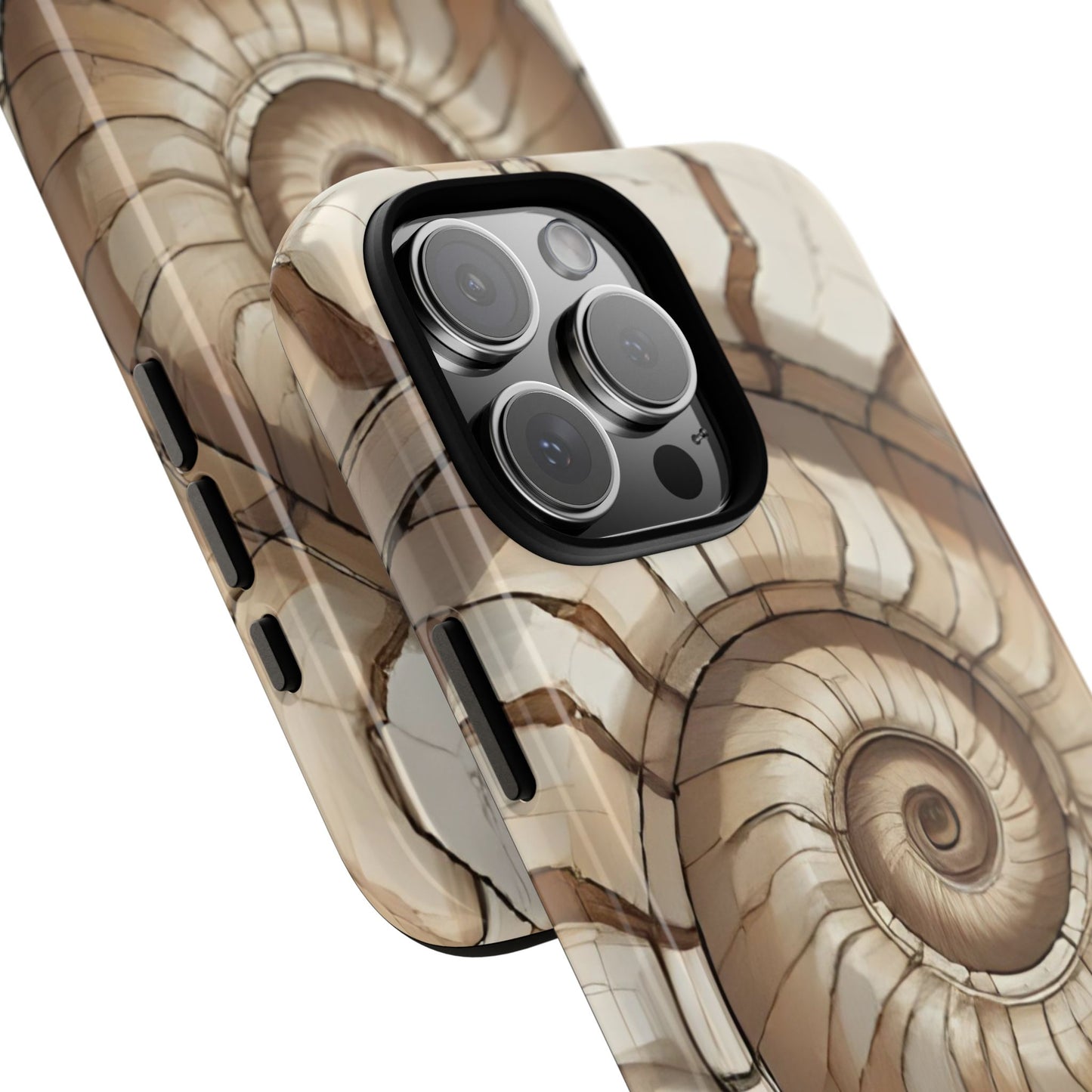 Spiral Shell Case | Ocean-Inspired Flow & Protection