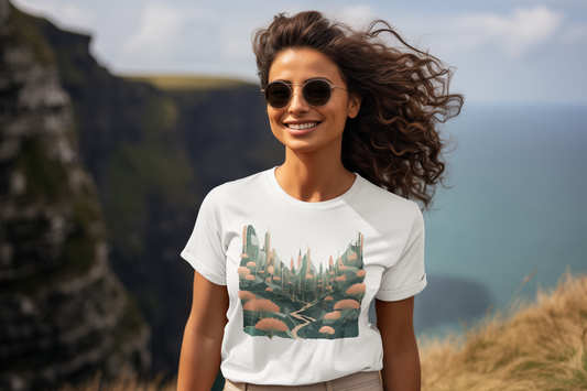 A Trail to OZ T-Shirt - Dreamlike Landscape Art Tee