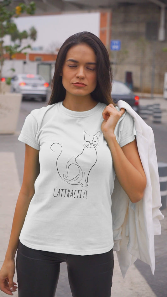 Catttractive T-Shirt - Perfect for Cat Lovers